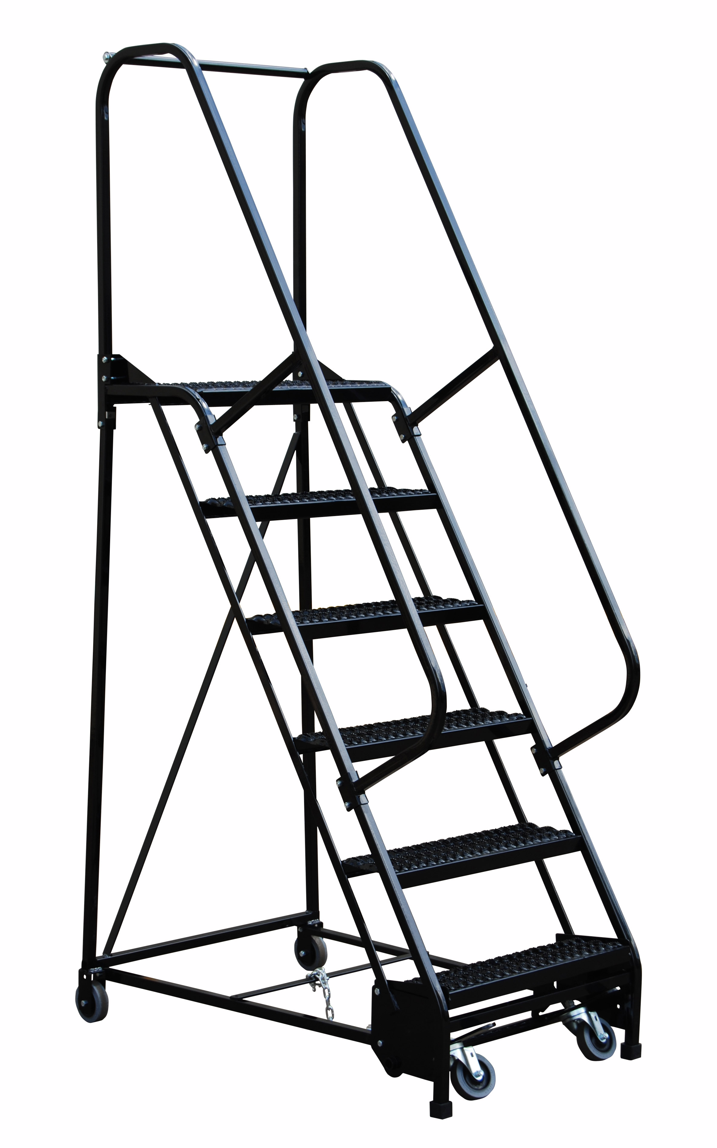 Standard Slope Ladder, Grip Strut, ESD 23.5625 Inch Size, 6 Step