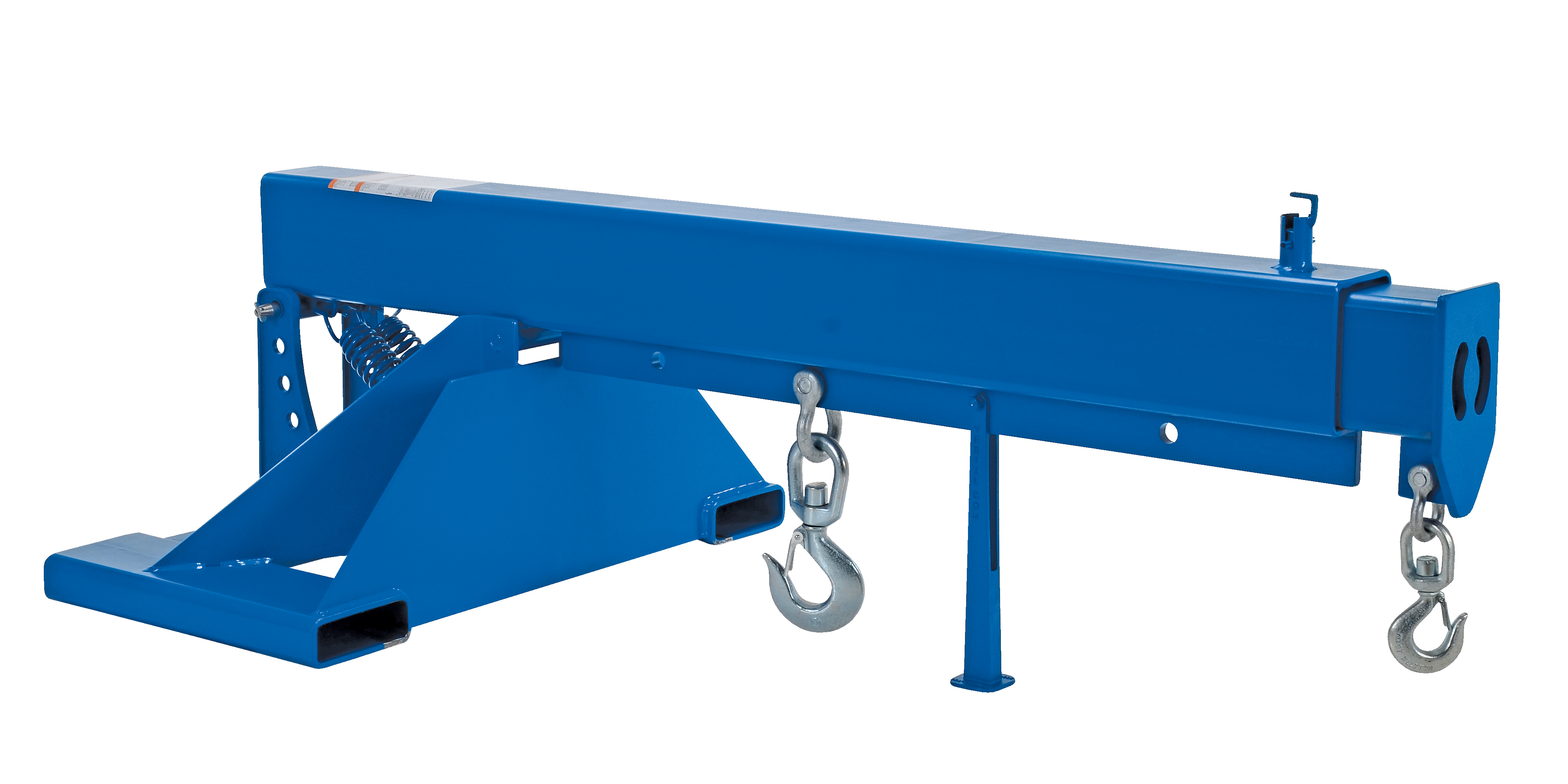 Orbit Telescoping Lift Boom, Blue / Yellow 8000 Lb. Capacity, 36 Inch Fork