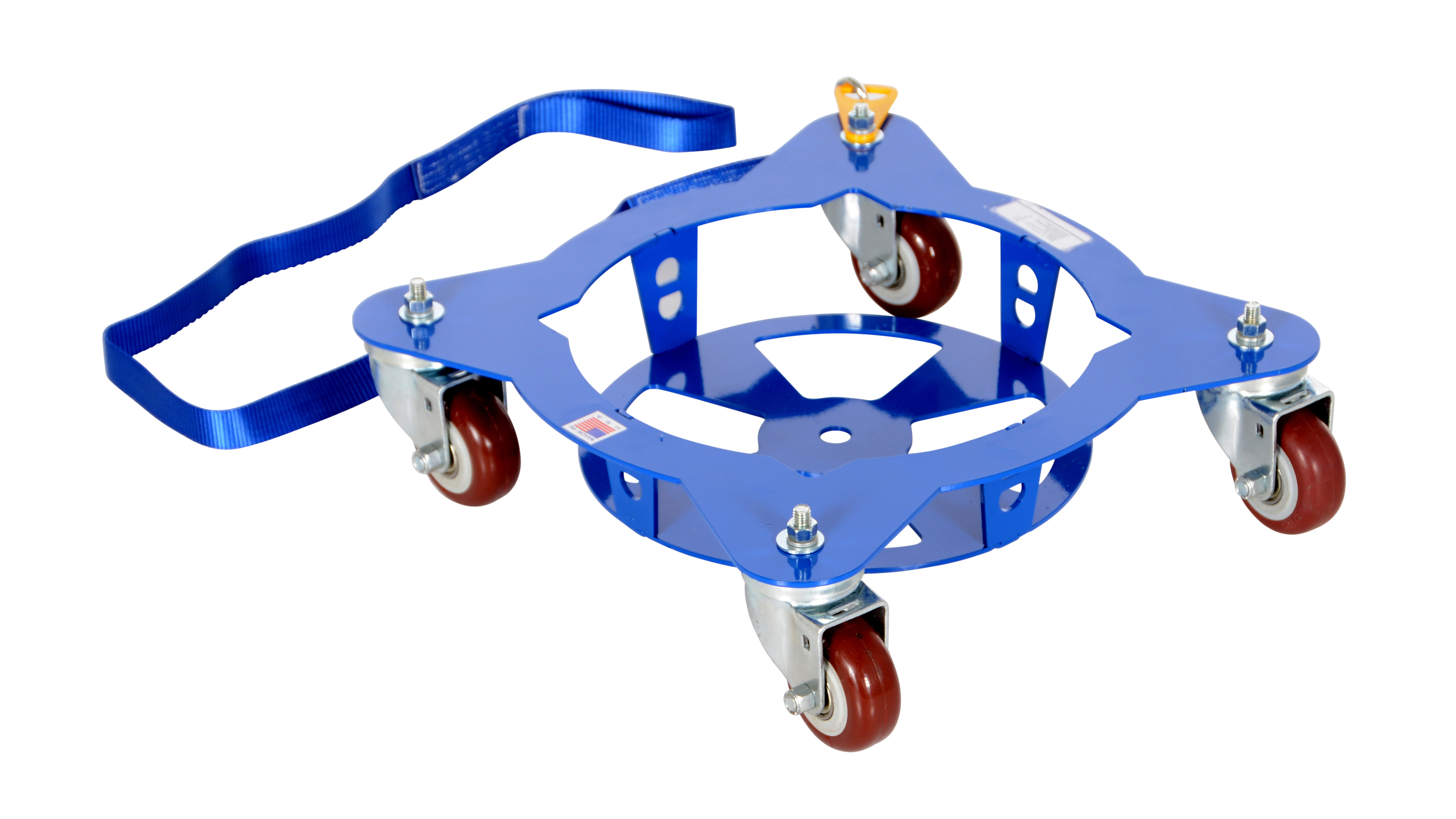 Multi Pail Dolly With Pull Strap, 150 Lb. Capacity