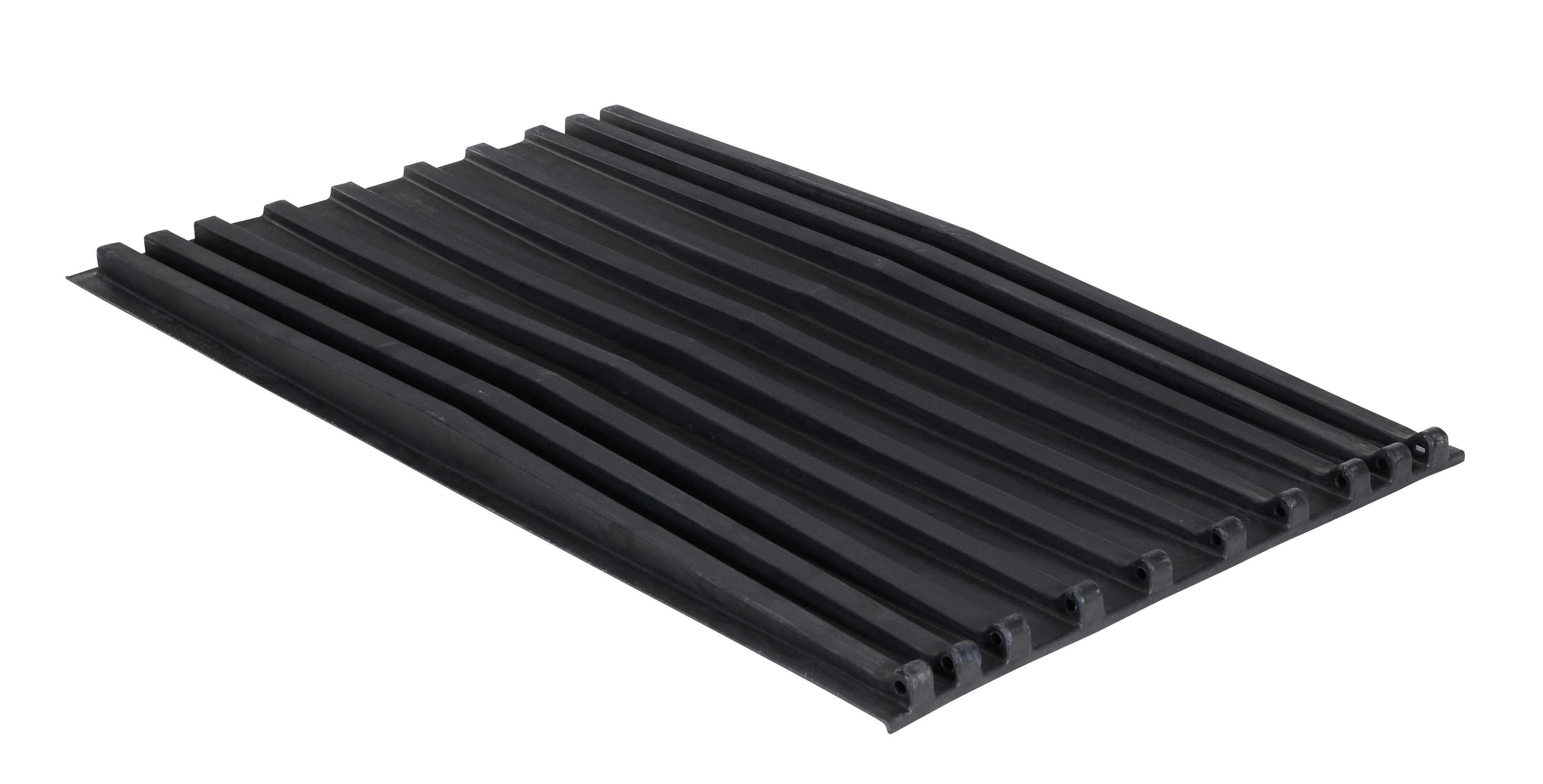 Polyethylene Heavy Duty D Style Hopper Lid, Black
