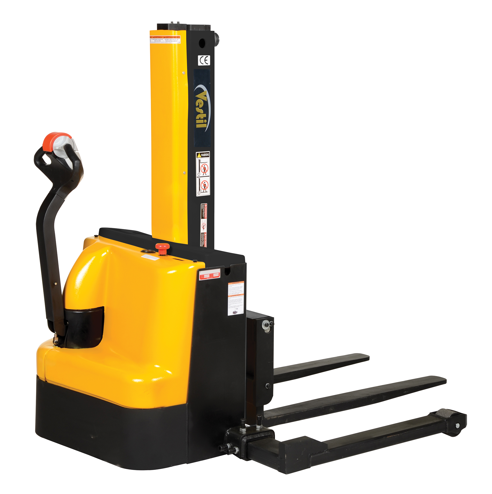 Stacker Narrow Mast Powered Drive, Adjustable 90 Inch Size