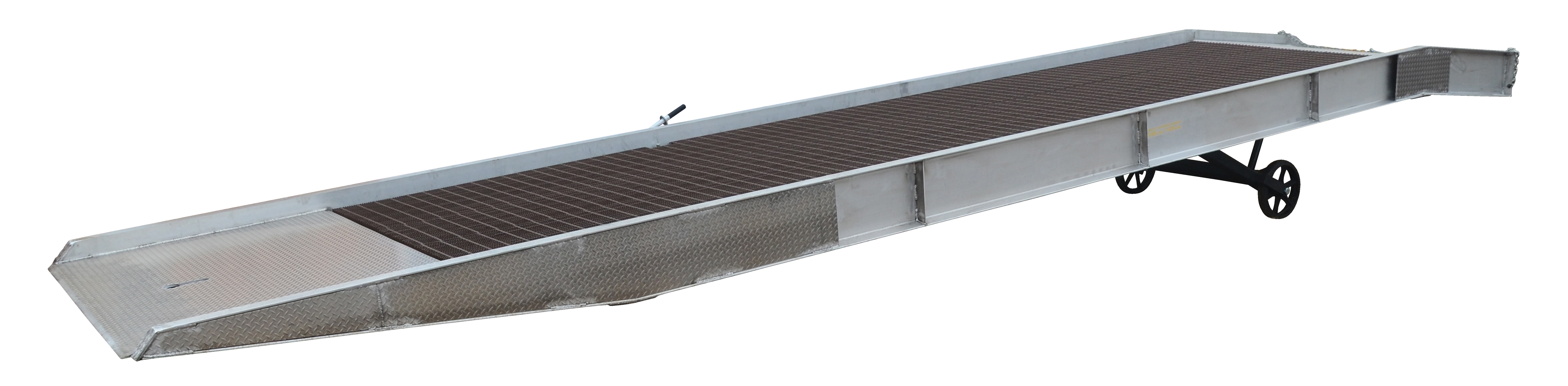 Aluminium Yard Ramp, Steel Grating, 95 Inch x 36 Feet