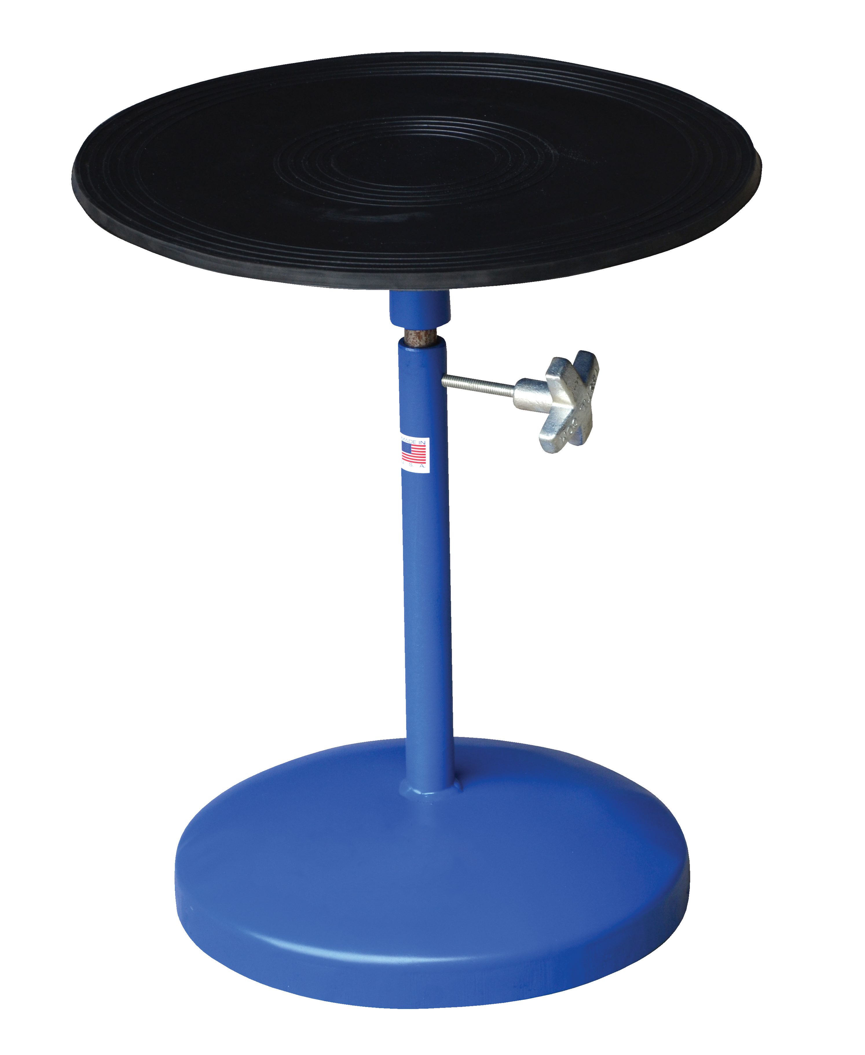 Turntable, 18 Inch Dia., 21 Inch to 32 Inch Height, 300 Lb. Capacity