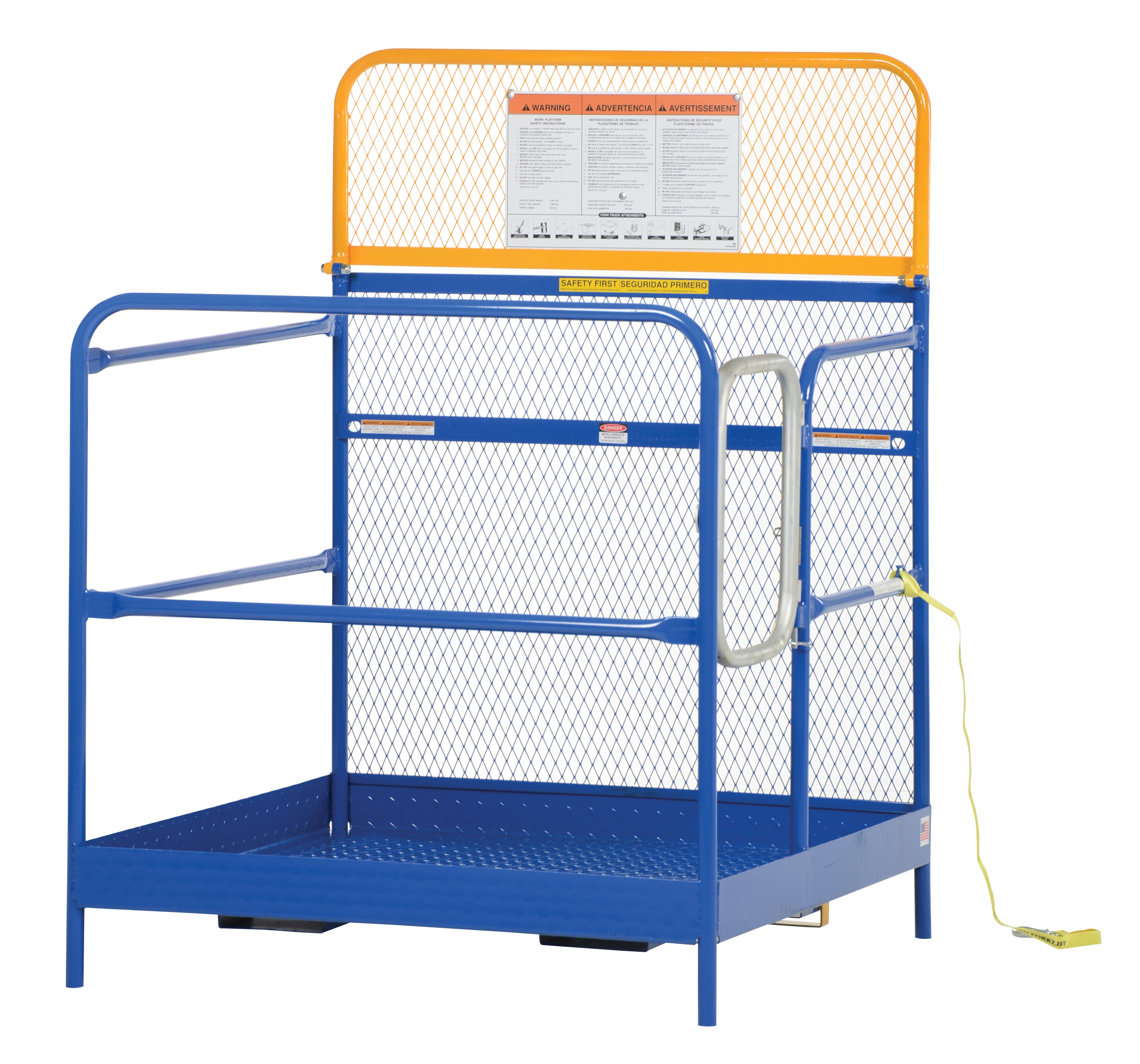 Work Platform, 48 x 48 Inch Size, 1000 lb., Blue, Steel