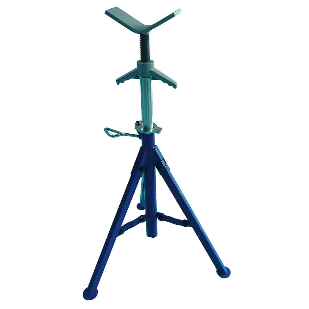 V Head Pipe Stand Adjustable 1/8-12 Inch 28-52 In