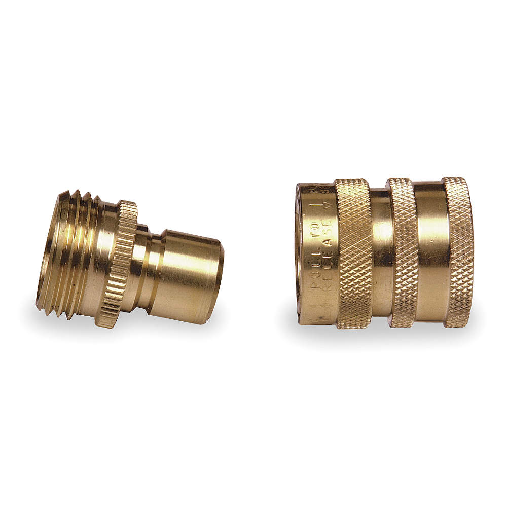 Quick Connector Set M/f Ght Brass