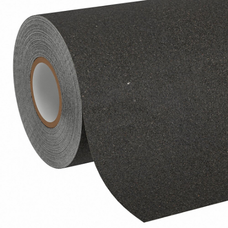 Anti-Slip Tape, Coarse, 60 Grit Size, Solid, Black, 18 Inch X 60 Ft, 36 Mil Thick