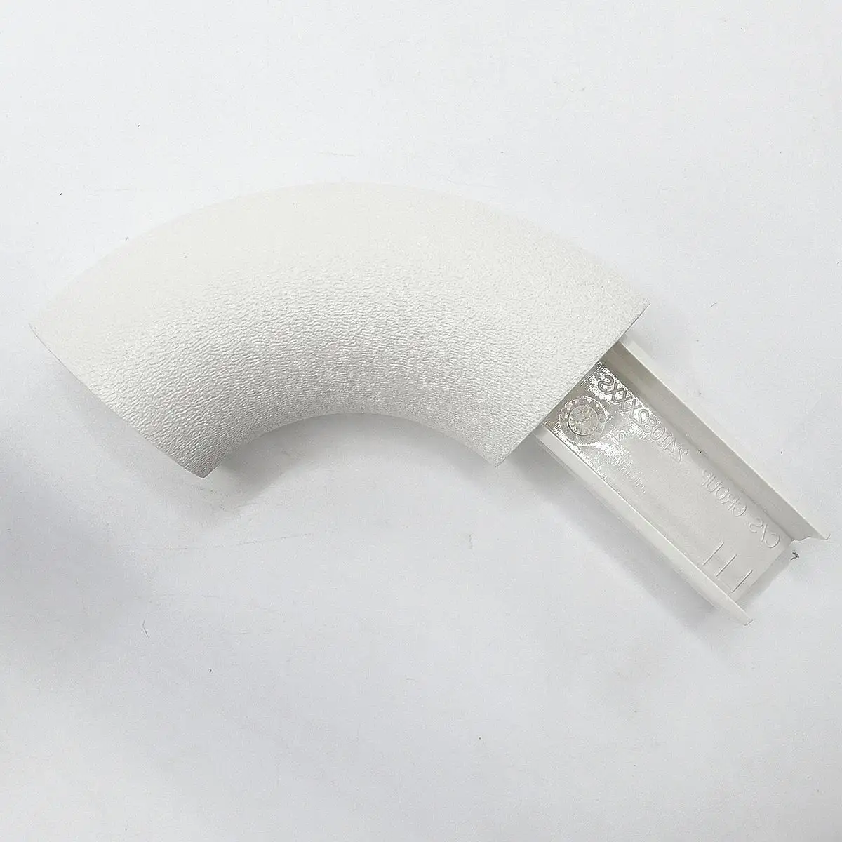 Left Handrail Return, Impact Resistant, White