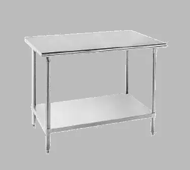 Work Table, 120 X 36 Inch Size 16 Ga 430 Ss Top