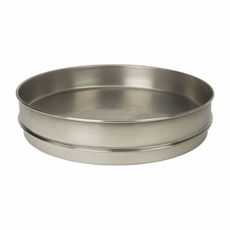 Test Sieve Pan, Test Sieve Pan, Stainless Steel, Stainless Steel, 12 Inch Outside Dia
