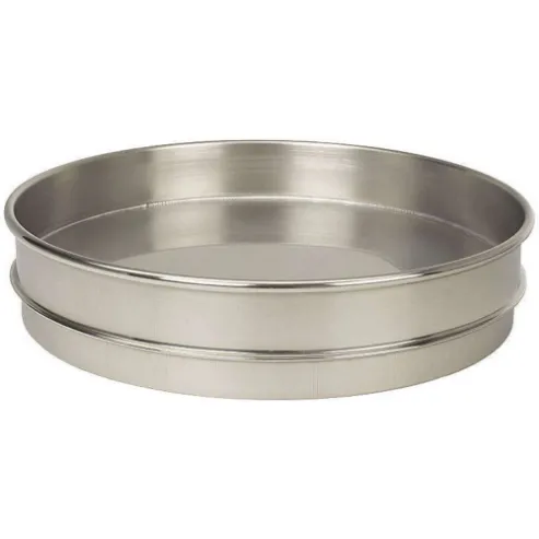 Pan Stainless Steel 8 Inch Half Height Extended Rim