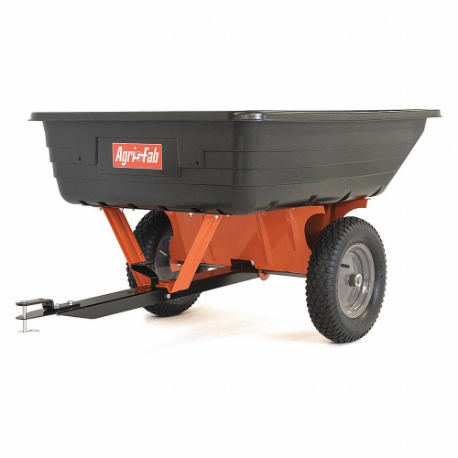 Trailer Cart, 650 lb Load Capacity - Hoppers and Cube Trucks, 10 cu ft Cubic Foot Capacity