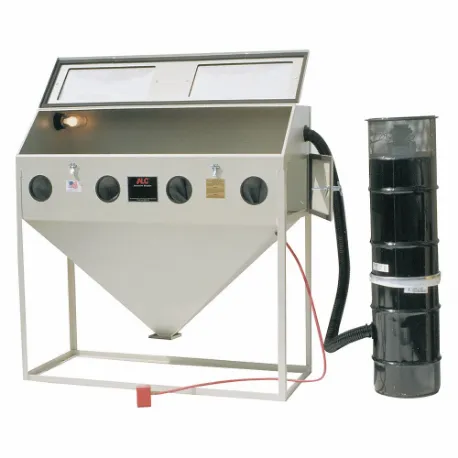 Abrasive Blast Cabinet, 60 Inch Overall Height, 60 Inch Overall Width, 24 Inch Overall Dp