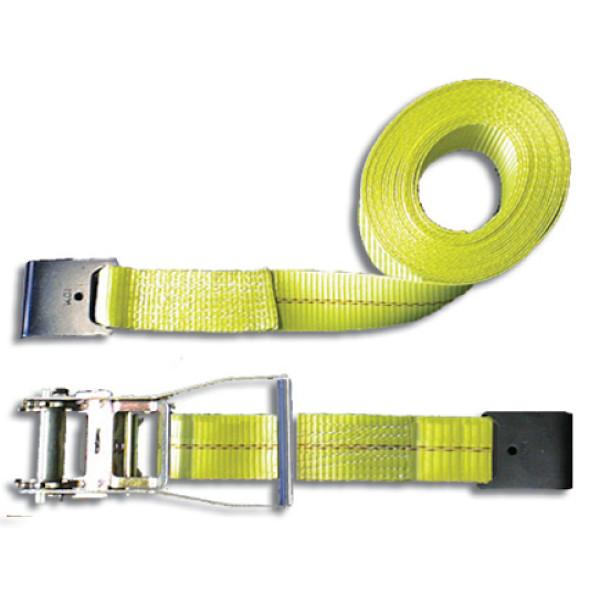 Lashing Strap, Tie Downs, 3300 lbs. Working Load, Flat Hook, 30 Inch Length