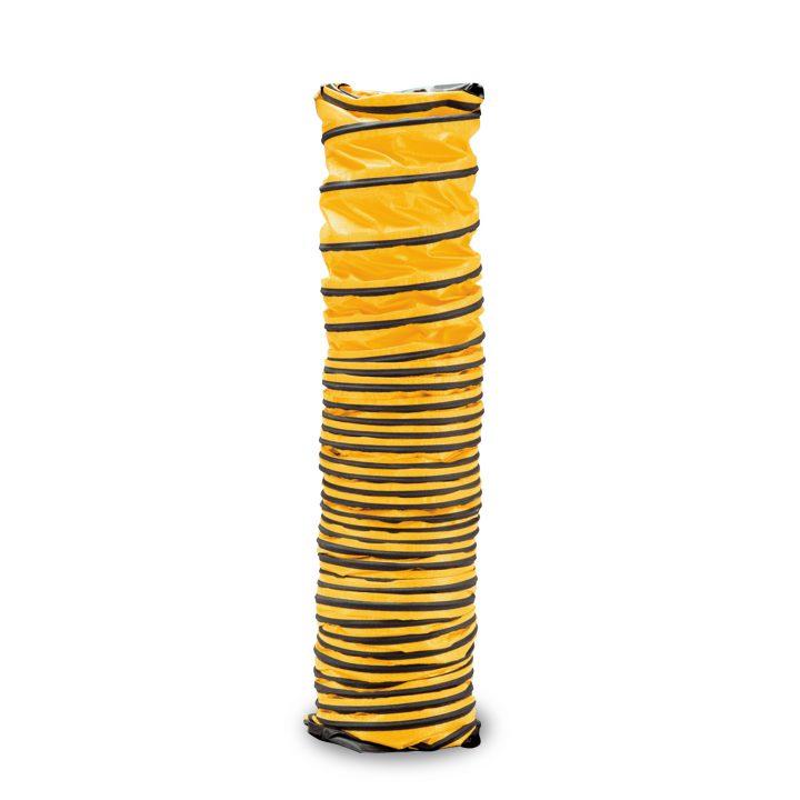 ALLEGRO SAFETY 9650-25 Ventilation Duct, 25 ft. Length, Black/Yellow | AE3YRD 5GVX1