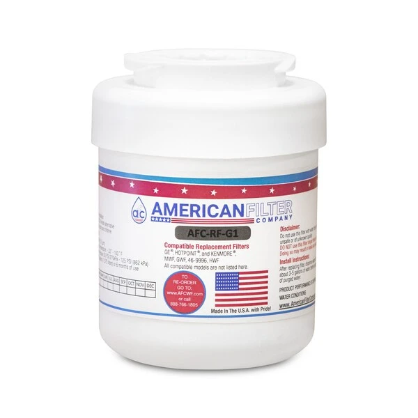 AMERICAN FILTER CO GWF-AFC-RF-G1-1-67775 AFC-RF-G1, Compatible to GE GWF Refrigerator Water Filters 1PK Made by AFC | CY8KMV