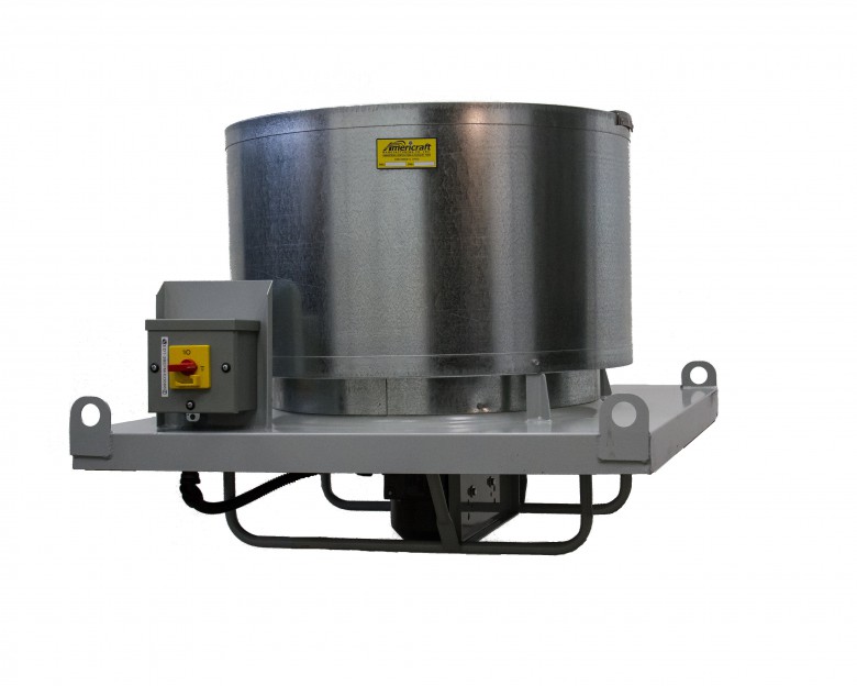 Roof Exhauster, Direct Drive, Explosion Proof, Size 18 Inch, 3 Phase, 1/3 HP