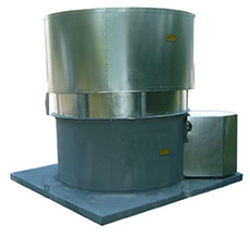 Roof Exhauster, Explosion Proof, Belt Drive, Size 18 Inch, 1 Phase, 1/3 HP