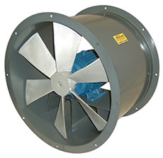 Duct Fan, Direct Drive, Explosion Proof, Size 24 Inch, 1 Phase, 1 HP