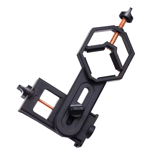Eyepiece Mounted Mobile Device Mount for Microscopes And Telescopes
