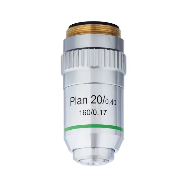 20X Plan Achromatic Objective Lens with Knurled Ring