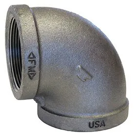 1101 Series Elbow, 90 Degree, Standard, Class 150, Galvanized, 3 1/2 Inch Nominal Size