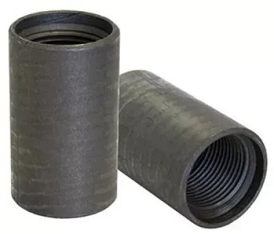 348 Series Steel Pipe Coupling, Black, 10 Inch Nominal Size