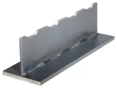436A Series Fabricated Tees With 212 Series Clamp, 10 Inch Size, Black Finish