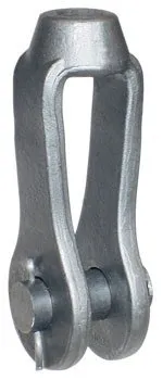299 Series Forged Steel Clevis, Electro Galvanized, 7/8 Inch Rod Size