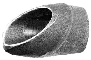 2808 Series Standard Buttweld Lateral Anvilet, 4-5 Inch Outlet Size (a), 1 1/4 Inch Outlet Size (b)