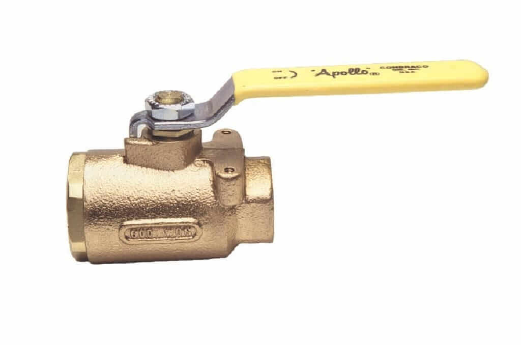 Ball Valve, 2 Inch Size, Bronze, Full Port, Stainless Steel, Oval Handle
