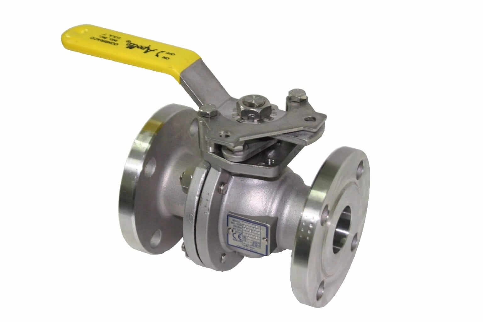 Ball Valve, Size 2 Inch, Full Port, Stainless Steel, Round Handle