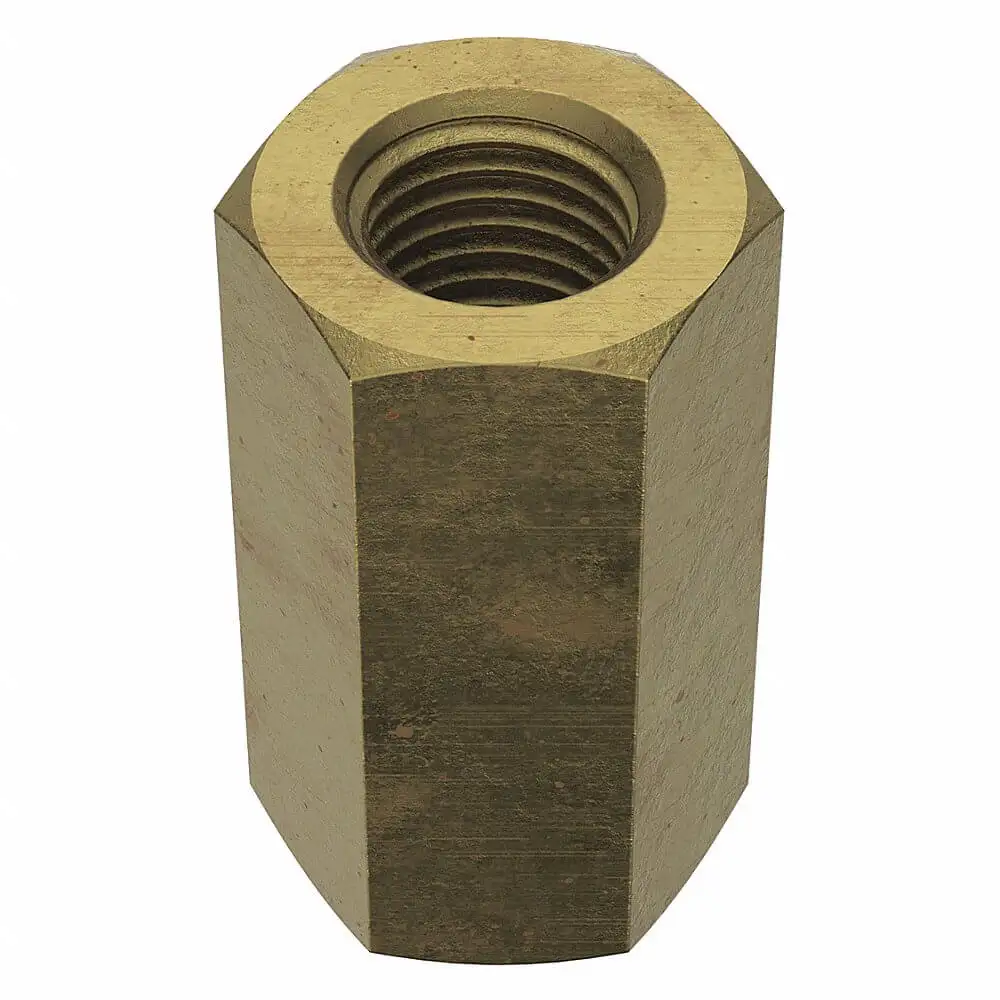 Rod Coupling Nut Grade 2 1-8, 2PK