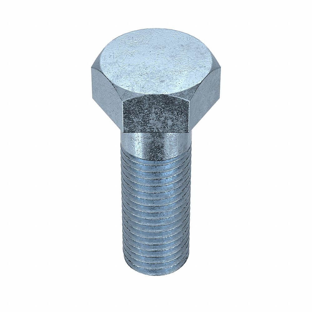 Hex Head Cap Screw, M20x2.5 Thread Size, Steel, 60mm Lg., 12.5mm Head Ht., Zn Plated, 10 Pk