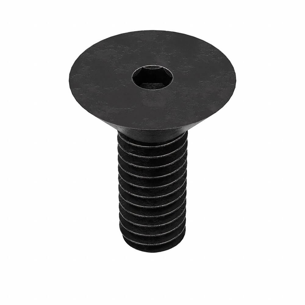 7/16-14 x 1 (FT) Coarse Thread Socket Button Head Cap Screw Alloy Steel  Black Oxide