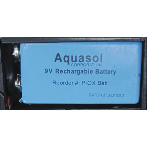 Rechargeable Battery, 9V NiMH, Size 2 x 1 x 1 Inch