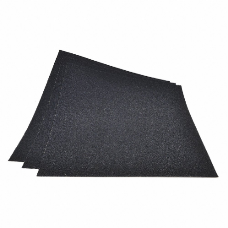 Sandpaper Sheet, 9 Inch Width X 11 Inch Length, Silicon Carbide, 80 Grit, 100 PK