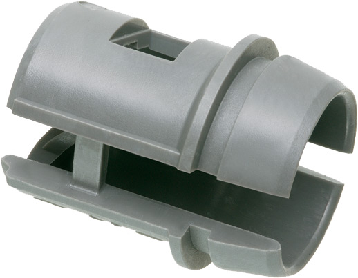 Cable Connector, 1.029 x 1.029 Inch Size, 100Pk, Plastic