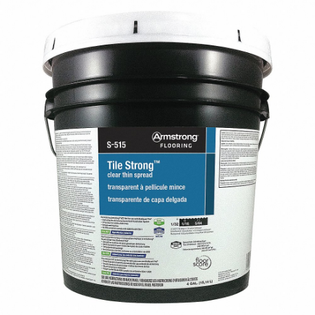 Construction Adhesive, Tile Strong, 4 Gal, Pail, Cream