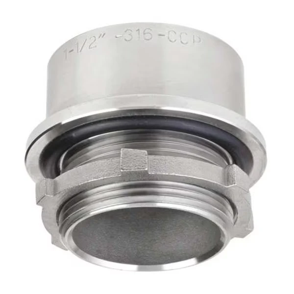 Hub, Threaded, 1/2Inch, 1-5/8InchL, 316 SS
