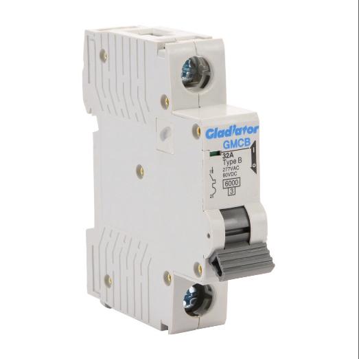 Miniature Supplementary Protector, 32A, 277 VAC/ 60 VDC, 1-Pole, B Curve