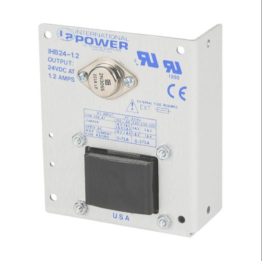 International Power Regulated Linear Power Supply, 24 VDC At 1.2A/28W