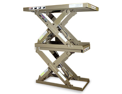 Scissor Lift Table, 36 Inch Platform Width, 85 Inch Height, 1900 lbs Capacity