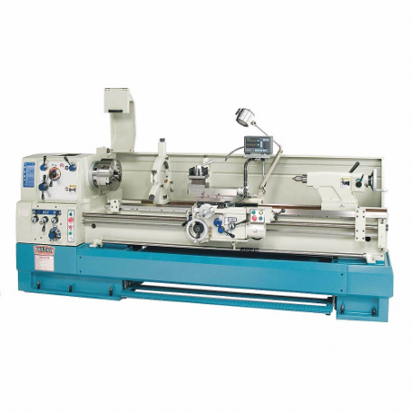 Lathe, 20 Inch Size x 80 in, 3 1/8 Inch Size Spindle Bore, 1, 550 RPM, 15 HP