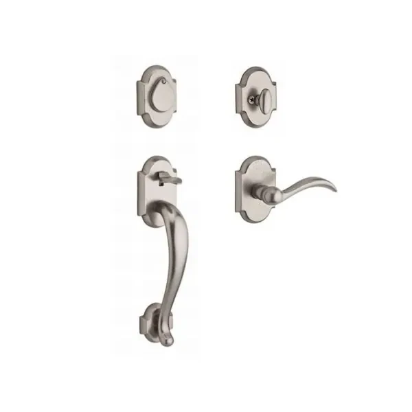 BALDWIN FILTERS SC.ADIXARC.L.RAR.492 Single Cylinder Adirondack Handleset, LH Arch Lever, White Bronze | CY7UZU