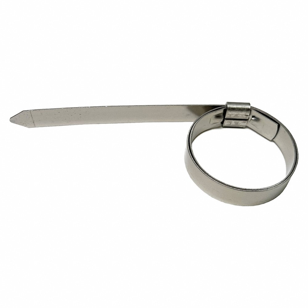 Preformed Clamp, 2 3/4 inch Clamping Dia, Lip-Lock, 3/4 inch Band Width