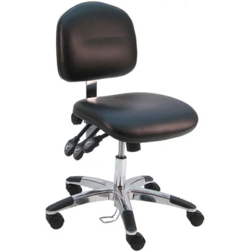 Ergonomic Chair Vinyl Black