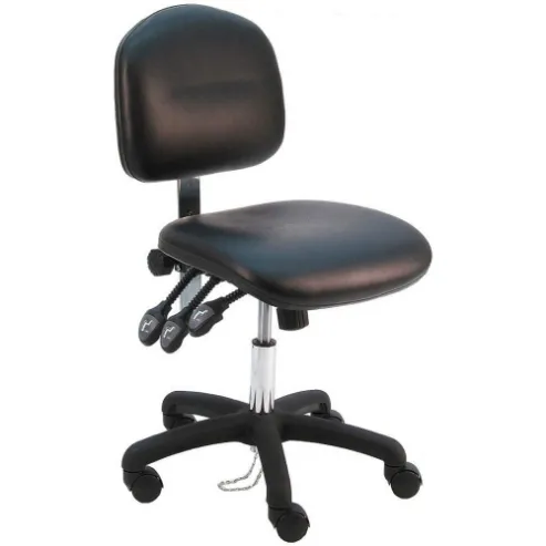 Ergonomic Chair Vinyl Black