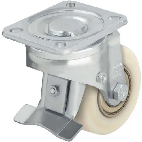 Swivel Plate Caster With Total-lock 1540 Lb