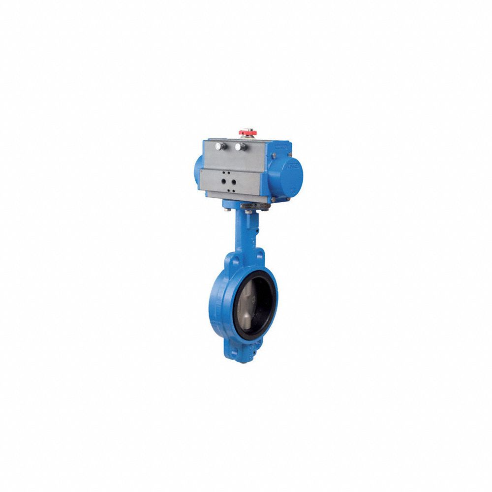 Pneumatically Actuated Butterfly Valve